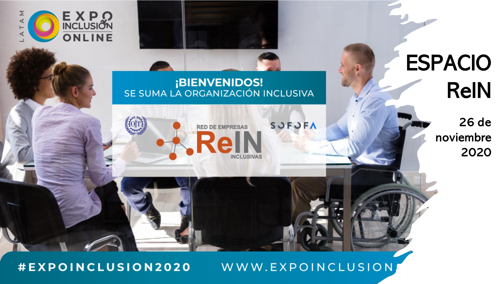 La Red de Empresas Inclusivas de SOFOFA (ReIN) participó junto a representantes del sector público, empresas y trabajadores con discapacidad en la Expo Inclusión 